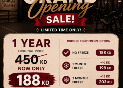 1 Year – Grand Opening Offer